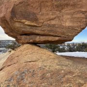 Miracle Rock balancing in Glade Park