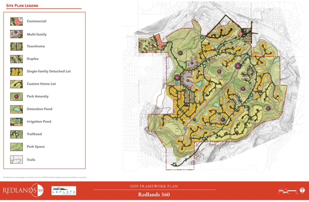 Redlands 360 Master Plan Map