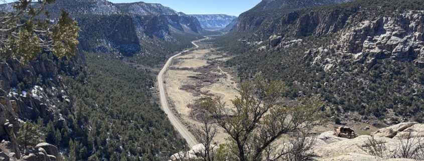 Divide Road and Unaweep Canyon Overlook View