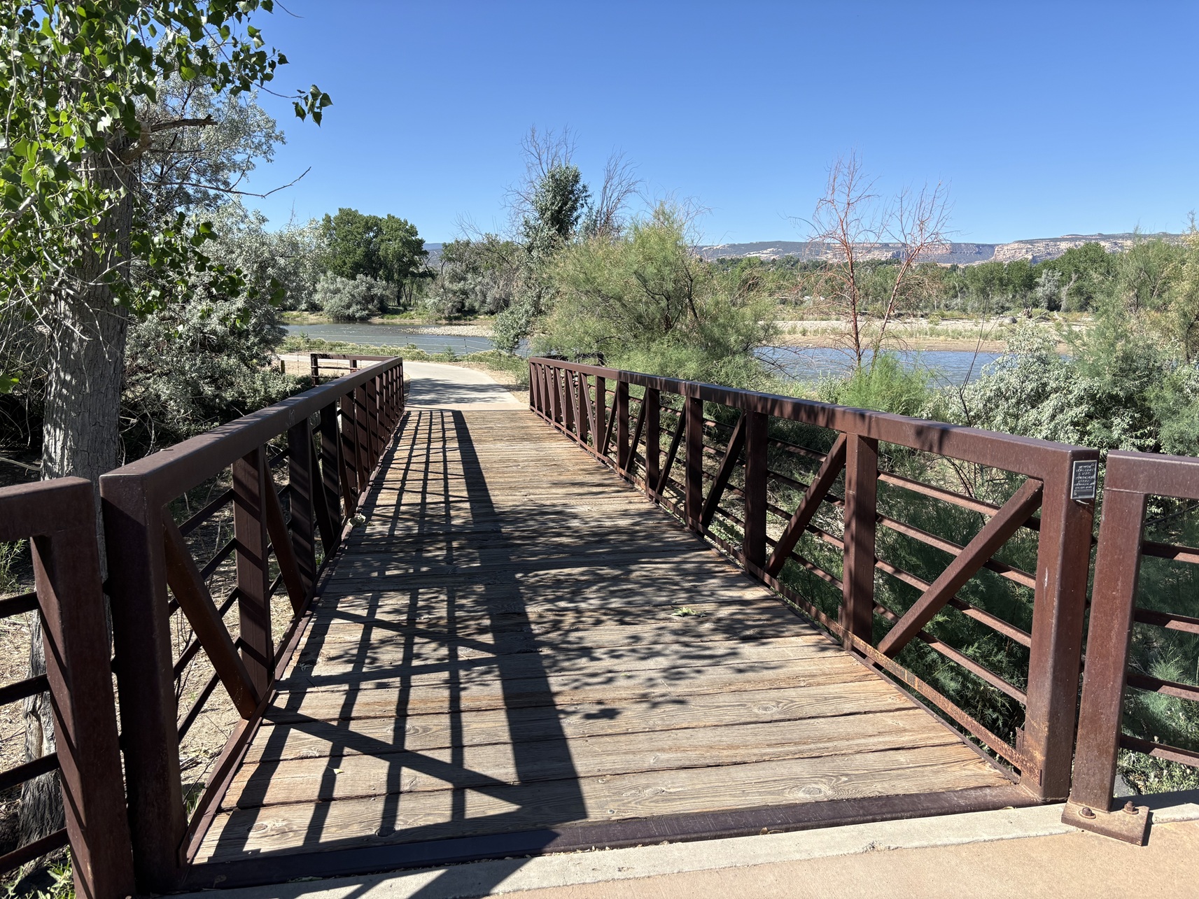 Bridge along Riverfront Trail