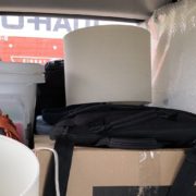 Moving Preparation Moving Preparation tips, boxes in vehicle pulling U-Haul