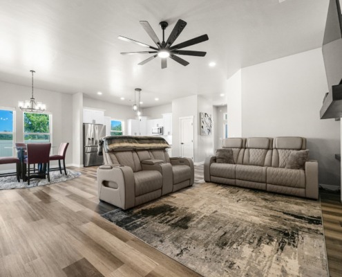 Living Room into Dining