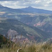 Last Dollar Road Day Trip Last Dollar Pass view of San Juan Mountains
