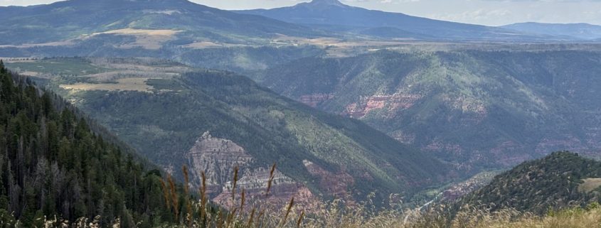 Last Dollar Pass view of San Juan Mountains