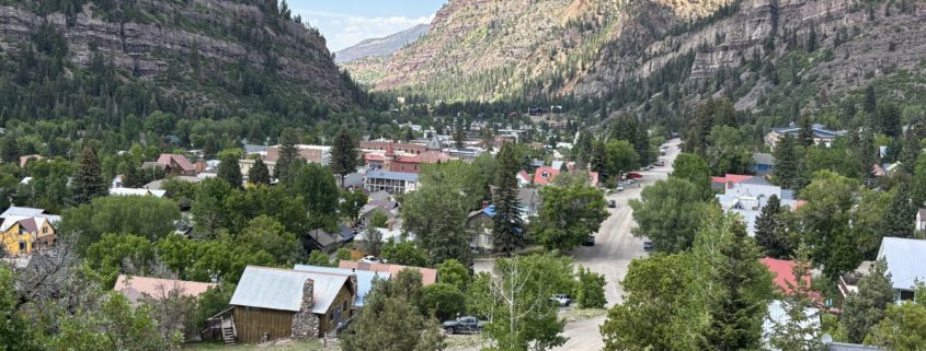 Day trip to Ouray CO view from Perimeter Trail