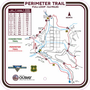 Ouray Perimeter Trail Map
