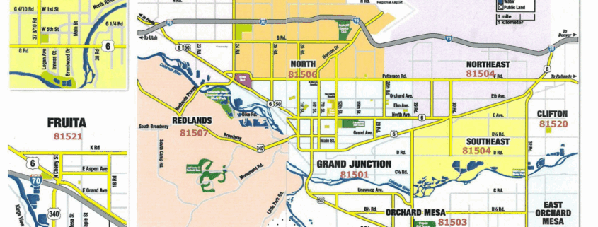 Grand Junction MLS area search map guide