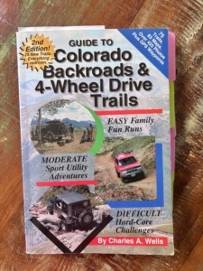 4 Wheel Drive Guide Book Red Mountain Mining Area Trail 12 in Guide to Colorado Backroads and 4-Wheel Drive Trails book - showing book cover