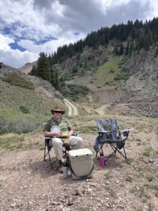 Paul Aspelin Red Mountain Mining Area Trail Paul Aspeiln Red Mountain Mining Area trail lunch