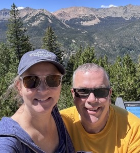 Paul and Michelle Aspelin on Trail Ridge Road