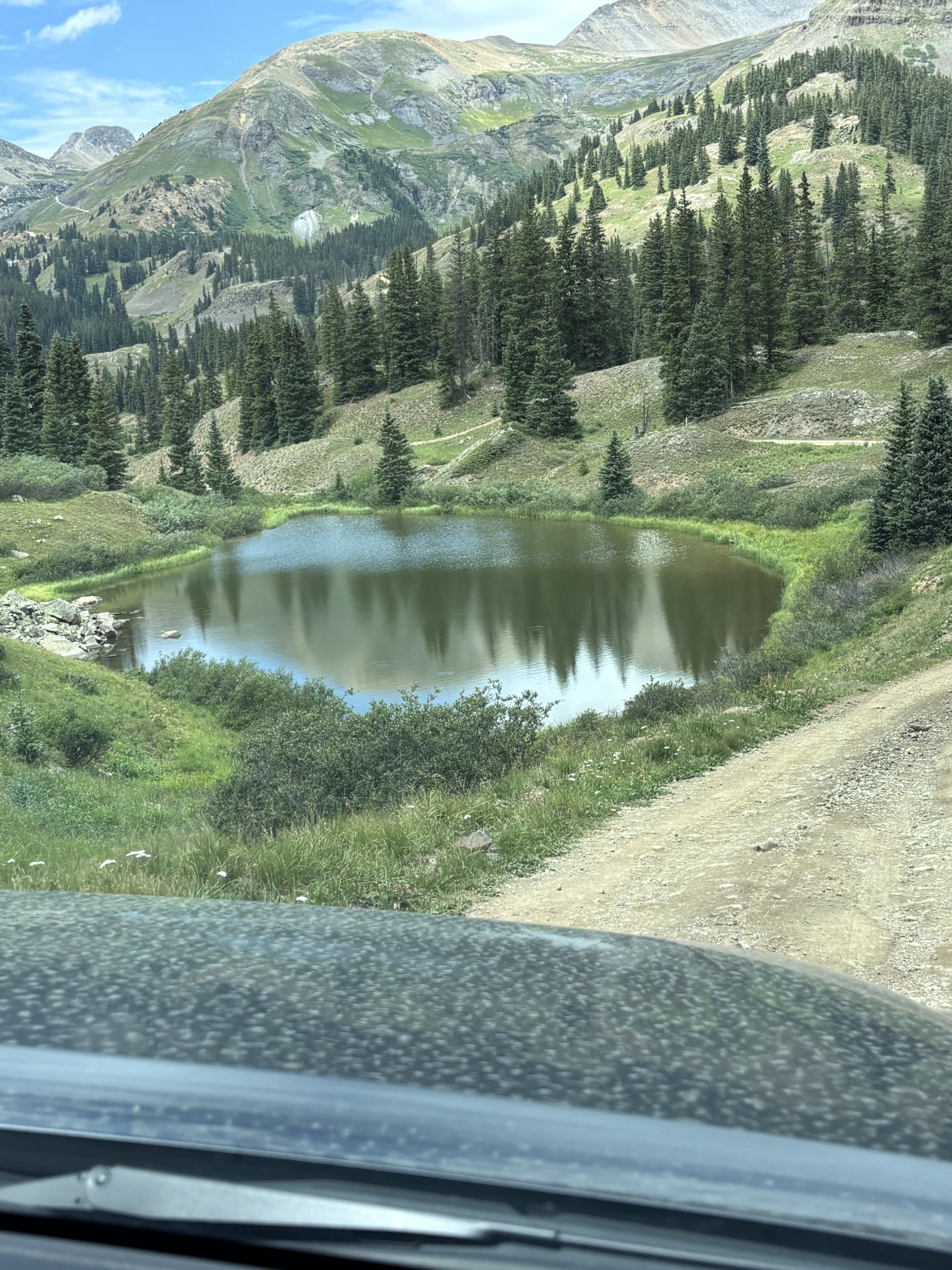 Red Mountain Mining Area Trail pond
