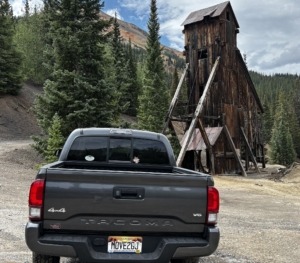 Red Mountain Mining Area and Yankee Girl Mine near Ouray CO