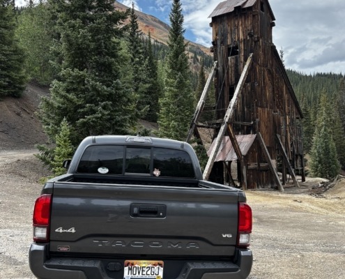 Red Mountain Mining Area and Yankee Girl Mine near Ouray CO