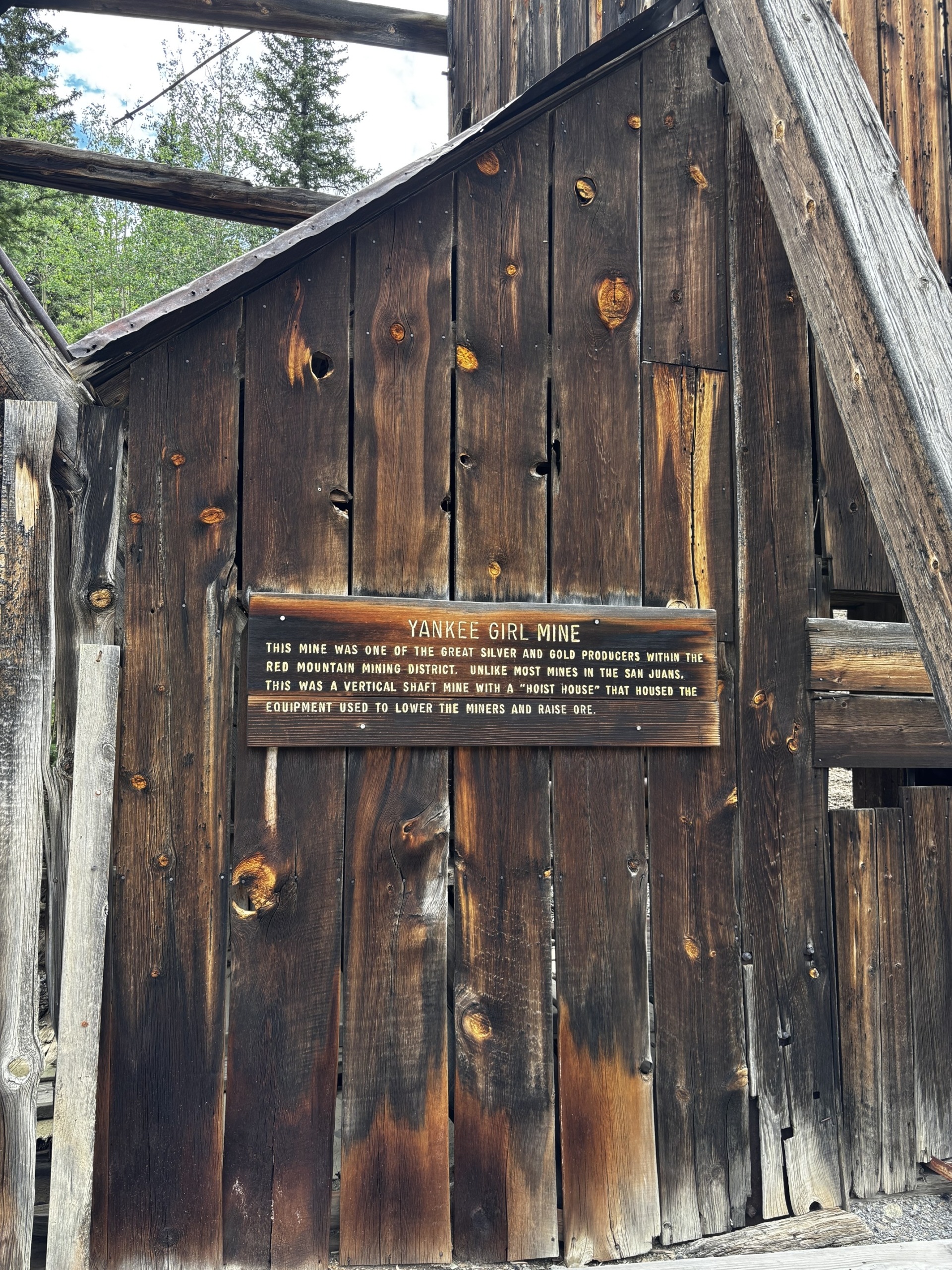 Yankee Girl Mine sign