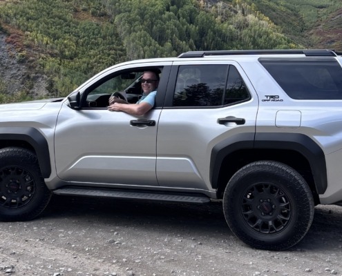 Grand Junction adventure vehicle - Paul in our new Toyota 4Runner in Marble, CO