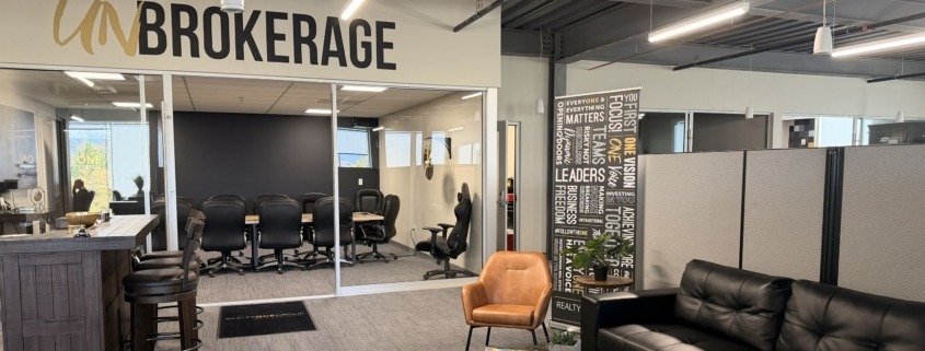 Realty One Group Western Slop office interior showing conference room and lobby
