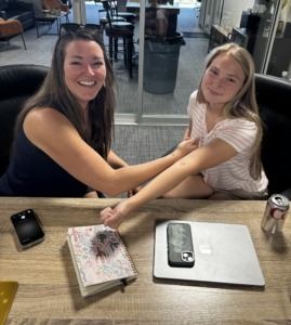 Bekah and Megan with matching tattoos